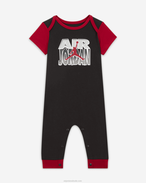 Black V26J41366 Jordan Jumpman Static Knit Romper Kids