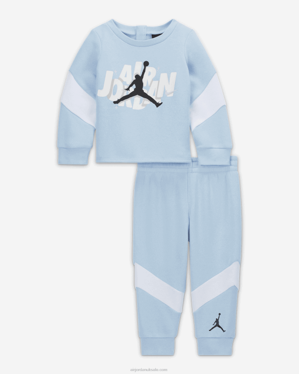 Ice Blue V26J41725 Jordan Air Cool Crew Set Kids