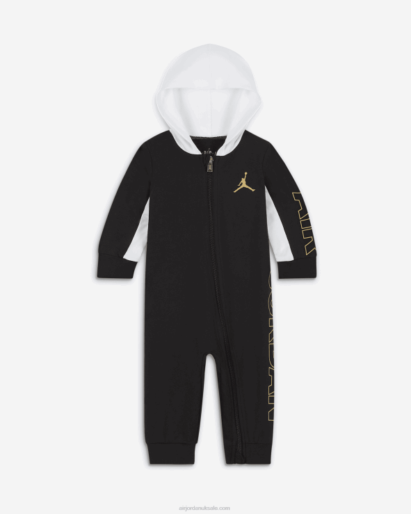 V26J41697 Jordan Holiday Shine Hooded Coverall Kids