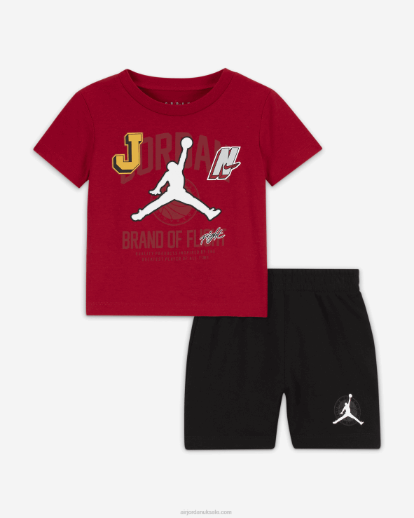 Black V26J41150 Jordan Gym 23 Shorts Set Kids