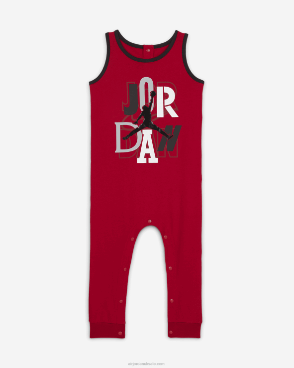 Gym Red V26J4311 Jordan Outside The Lines Long Romper Kids