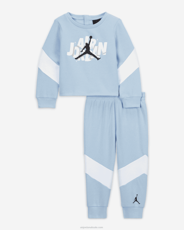 Ice Blue V26J41118 Jordan Air Cool Crew Set Kids