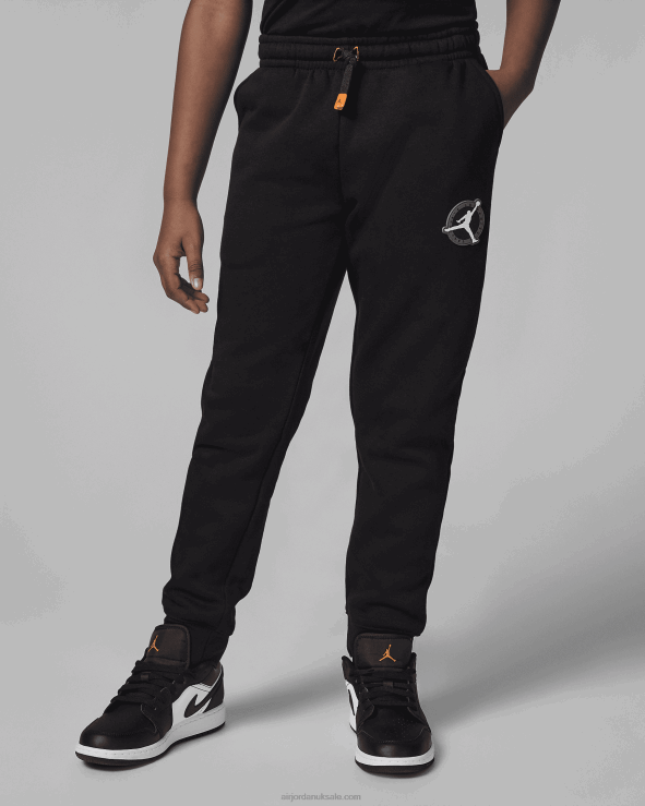 Black V26J4366 Jordan Flight Mvp Fleece Pants Kids