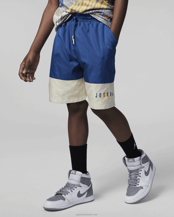 True Blue V26J41275 Jordan Jumpman Essentials Woven Shorts Kids