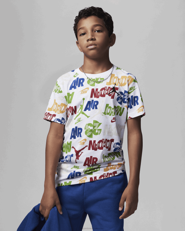 V26J41625 Jordan Messy Room Printed Tee Kids