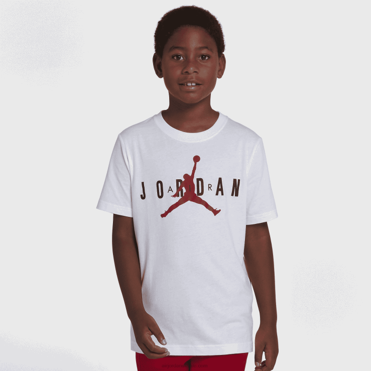 White V26J41238 Jordan Air Graphic Tee Kids