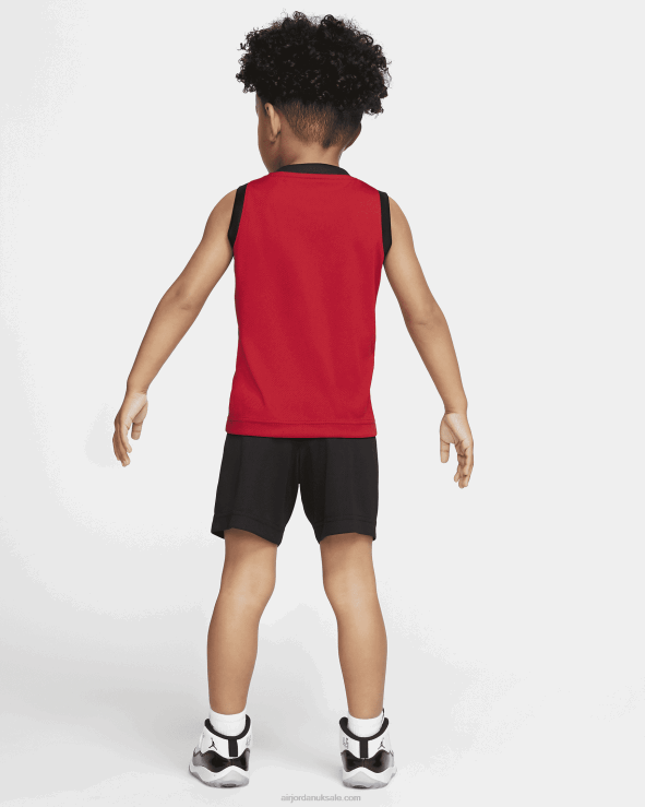 Black/Red V26J4664 Jordan Kids