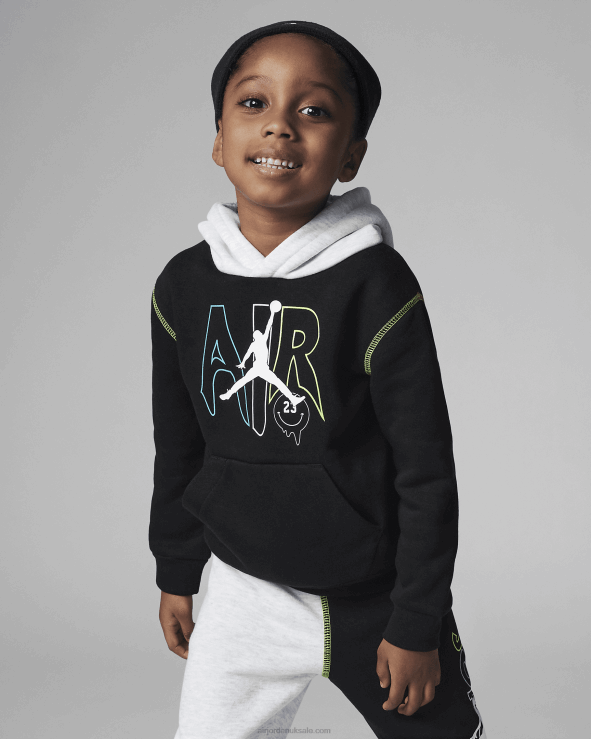 Black V26J41790 Jordan Lucid Dream Pullover Hoodie Kids