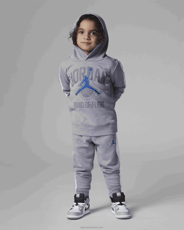 Cement Grey V26J4452 Jordan Gym 23 Pants Set Kids