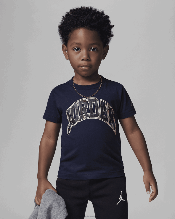 Obsidian V26J4423 Jordan Essentials Plaid Tee Kids