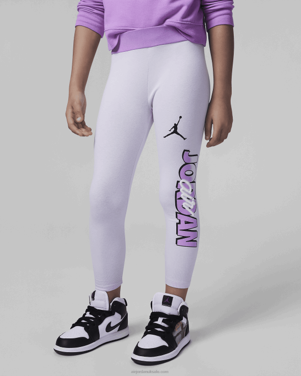 Barely Grape V26J4694 Jordan Blocked Air-Ress Leggings Kids