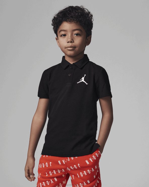 Black V26J41045 Jordan Jumpman Polo Kids