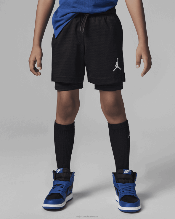 Black V26J41313 Jordan Training Shorts Kids