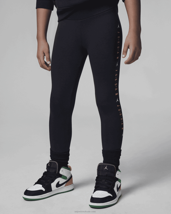 Black V26J41383 Jordan Holiday Shine Leggings Kids