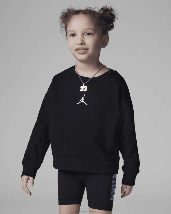 Black V26J41393 Jordan Essentials Crew Kids