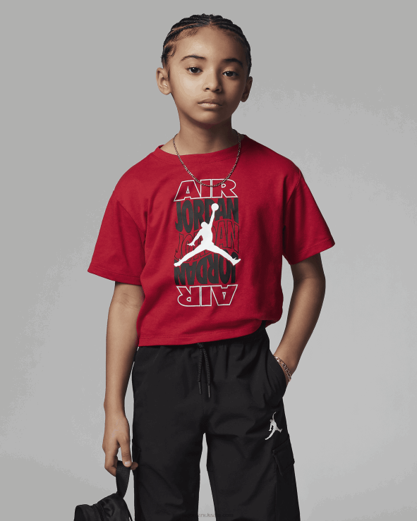 Gym Red V26J41246 Jordan New Wave Tee Kids