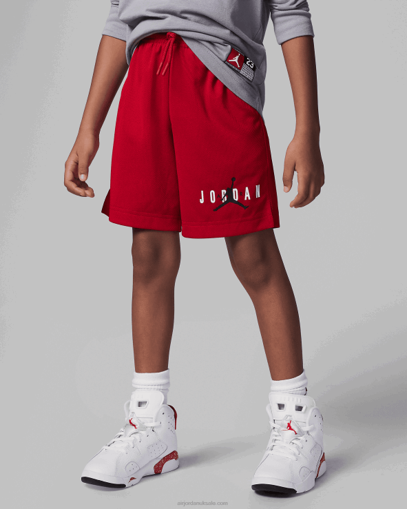 Gym Red V26J4772 Jordan Essentials Graphic Mesh Shorts Kids