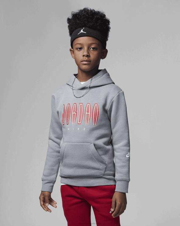 Stealth V26J41438 Jordan Mj Mvp Fleece Pullover Hoodie Kids