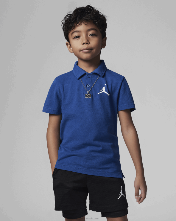 True Blue V26J41043 Jordan Jumpman Polo Kids