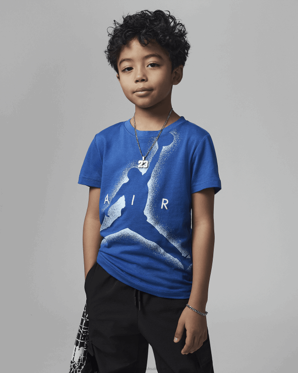 True Blue V26J41335 Jordan Flight Essentials Jumpman Tee Kids