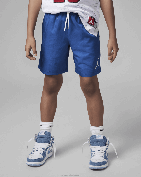 True Blue V26J4416 Jordan Jumpman Woven Play Shorts Kids