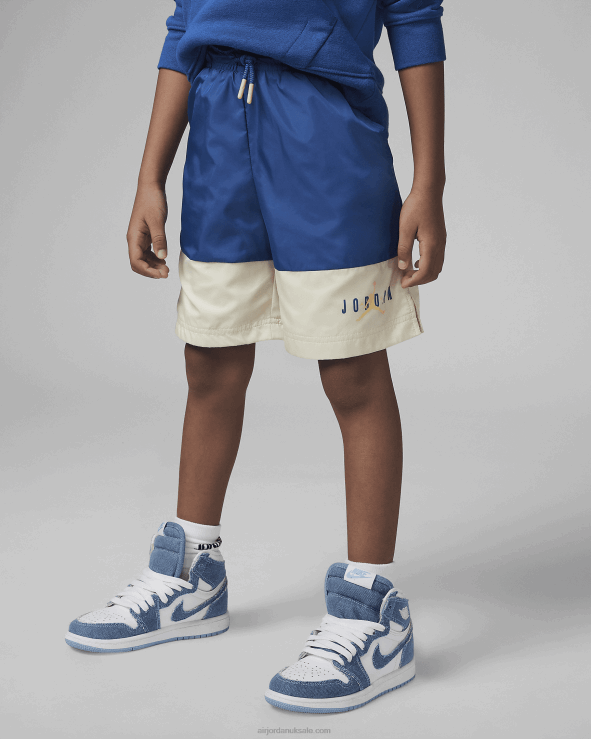 True Blue V26J4762 Jordan Jumpman Essentials Woven Shorts Kids