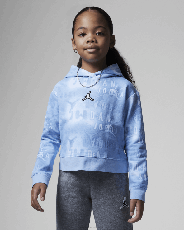 V26J41172 Jordan Essentials Printed Boxy Pullover Hoodie Kids