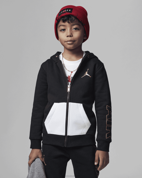 V26J41204 Jordan Holiday Shine Air Full-Zip Hoodie Kids