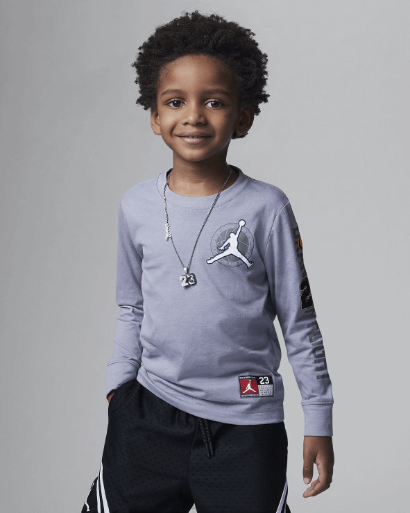 V26J41472 Jordan Gym 23 Brand Of Flight Long Sleeve Tee Kids