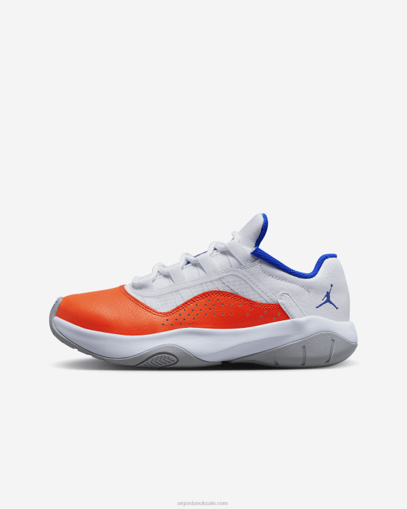 White/Safety Orange/Hyper Royal V26J4994 Air Jordan 11 Cmft Low Kids