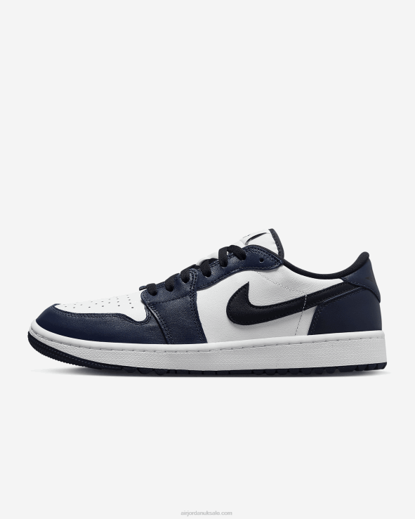 White/Midnight Navy/Black V26J4201 Air Jordan 1 Low G Men