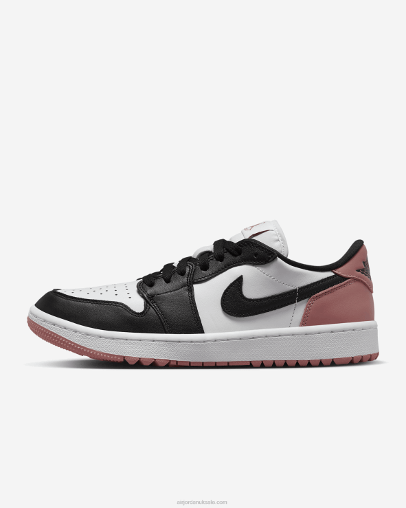 White/Rust Pink/Black V26J4197 Air Jordan 1 Low G Men