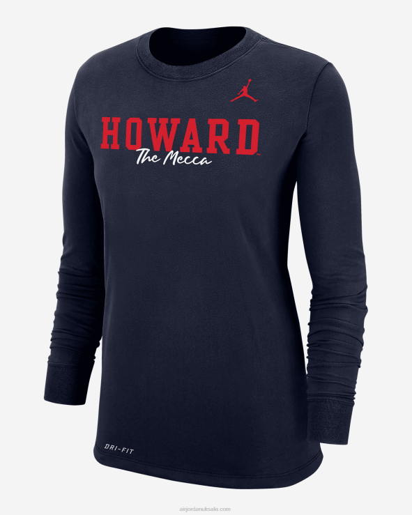 White V26J41932 Jordan College Dri-Fit 365 Howard Women