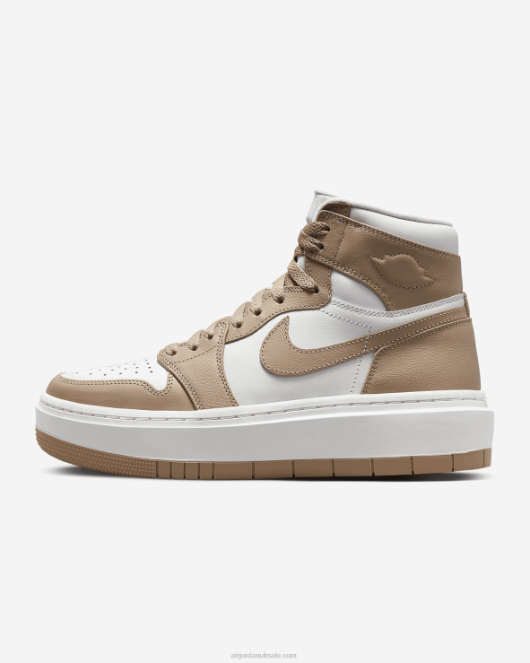 White/Sail/Desert V26J4168 Air Jordan 1 Elevate High Women